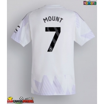 Camisa de Futebol Manchester United Mason Mount #7 Equipamento Secundário 2025-26 Manga Curta